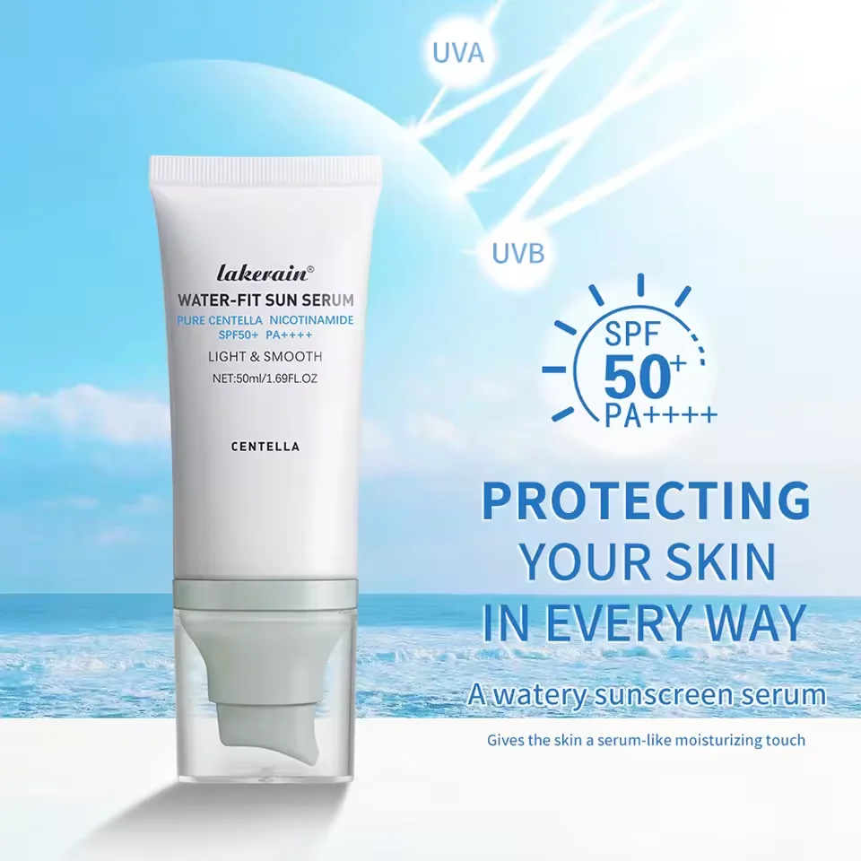 50ML Sunscreen Cream Skincare Angel Serum Sunscreen Centella Hyaluronic Acid Sun Protection Spf50+ Light Texture Hydrating Moist
50ML Sunscreen Cream Skincare Angel Serum Sunscreen Centella Hyaluronic Acid Sun Protection Spf50+ Light Texture Hydrating Moist