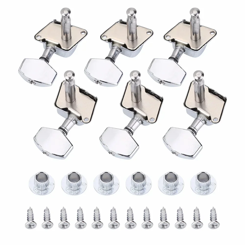 Guitar Tuning Pegs 3R 3L Semiclosed Metal Machine Heads String Tuning Key Pegs Tuners for Folk Guitar Acoustic Guitar Pegs
Guitar Tuning Pegs 3R 3L Semiclosed Metal Machine Heads String Tuning Key Pegs Tuners for Folk Guitar Acoustic Guitar Pegs