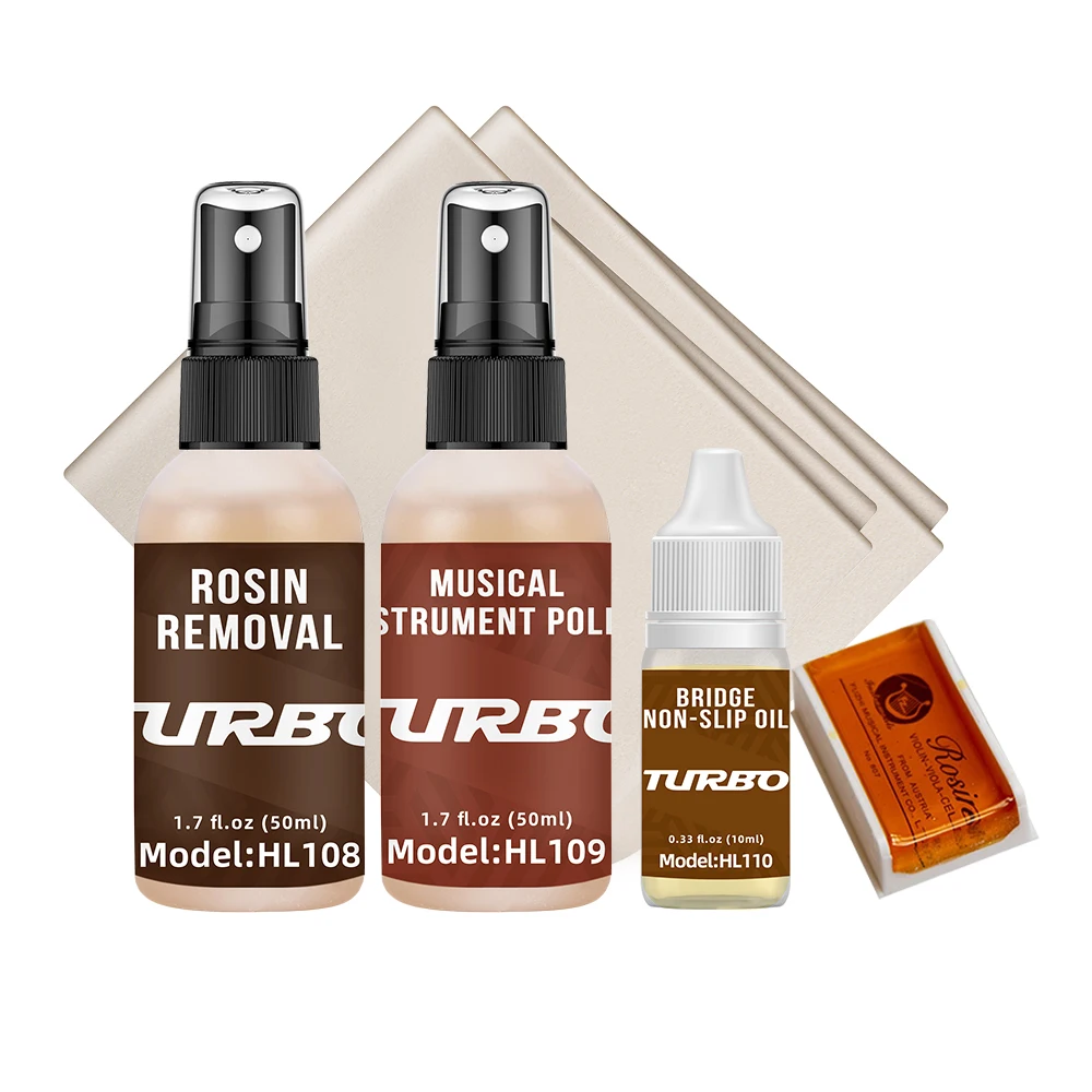 Violin Care Kit Rosin Instrument Polish Rosin Remover 2 Cleaning Cloths for Violin Viola
Violin Care Kit Rosin Instrument Polish Rosin Remover 2 Cleaning Cloths for Violin Viola