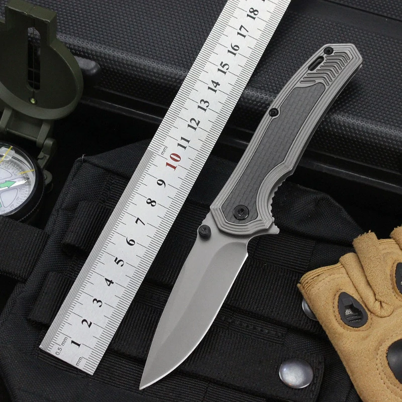 KS8310 Pocket Outdoor Utility Knife 420C+ Carbon Fiber Handle Survival Hunting Tactical Folding Knives, Camping Hiking EDC Tool
KS8310 Pocket Outdoor Utility Knife 420C+ Carbon Fiber Handle Survival Hunting Tactical Folding Knives, Camping Hiking EDC Tool