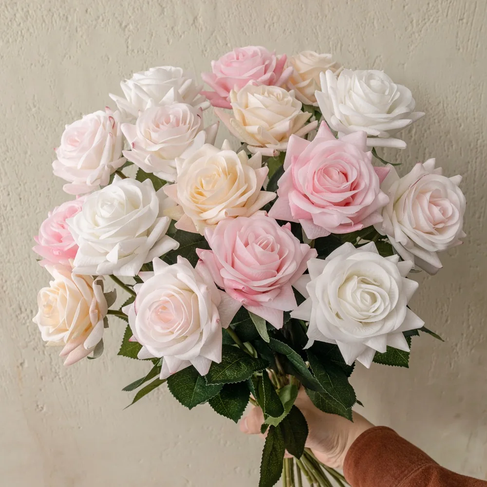 15Pcs Moisturizing Rose Real Touch Artificial Flowers Wedding Decor Fake Flowers Rose Bridal Bouquet Birthday Party Home Decor
15Pcs Moisturizing Rose Real Touch Artificial Flowers Wedding Decor Fake Flowers Rose Bridal Bouquet Birthday Party Home Decor