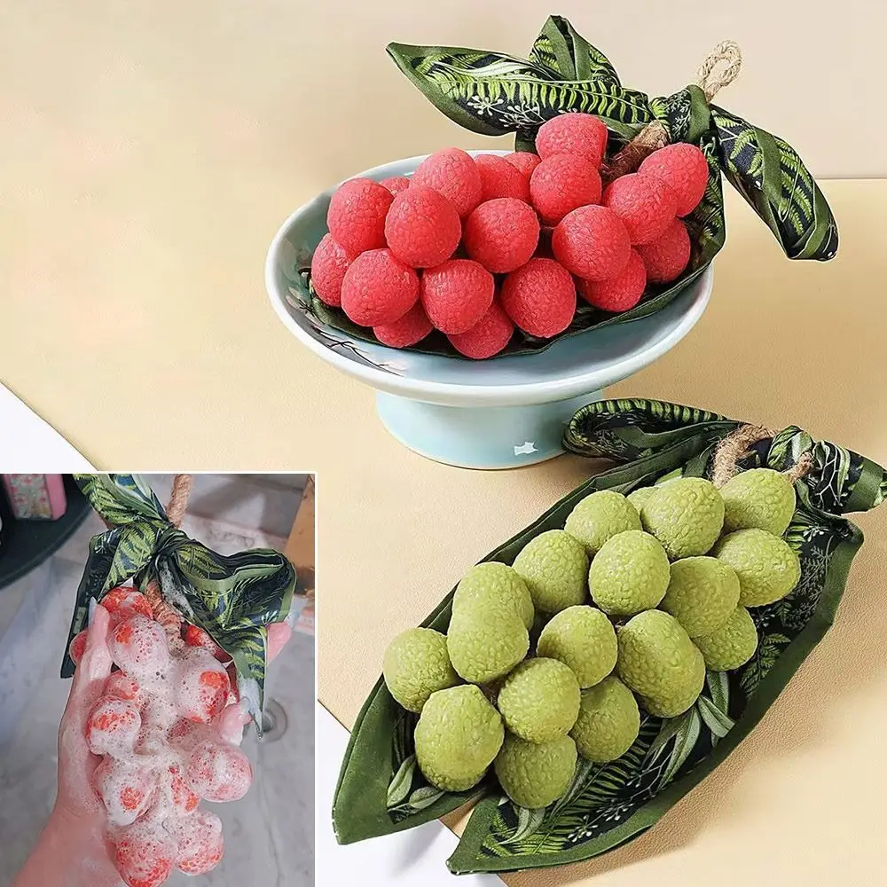 Portable Simulated Lychee Cold Soap Rich Foam Hanging Cleansing Soap Gentle Can Be Cut Handmade Soap for Shower
Portable Simulated Lychee Cold Soap Rich Foam Hanging Cleansing Soap Gentle Can Be Cut Handmade Soap for Shower