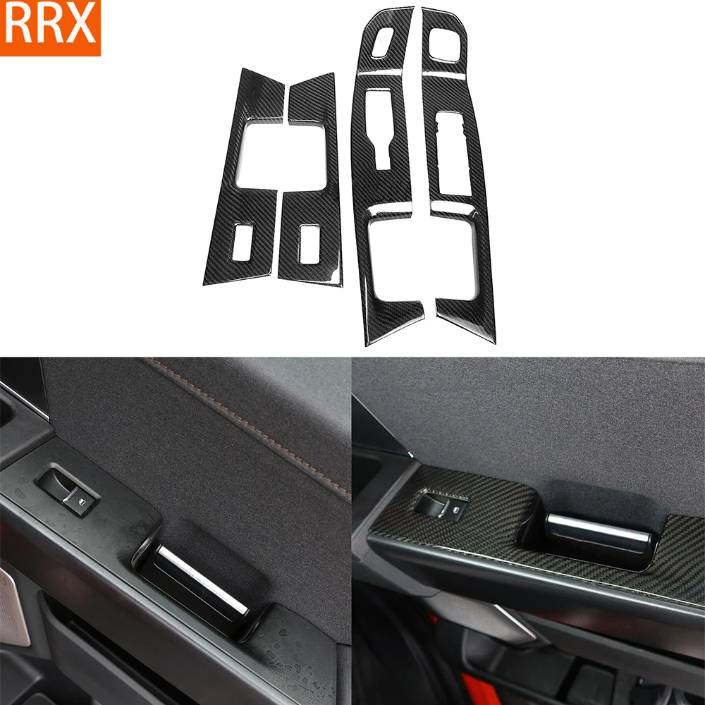 For Ford F150 Raptor 2021-2024 Real Dry Carbon Fiber Window lift button frame panel Car Accessories Interior Retrofitting
For Ford F150 Raptor 2021-2024 Real Dry Carbon Fiber Window lift button frame panel Car Accessories Interior Retrofitting