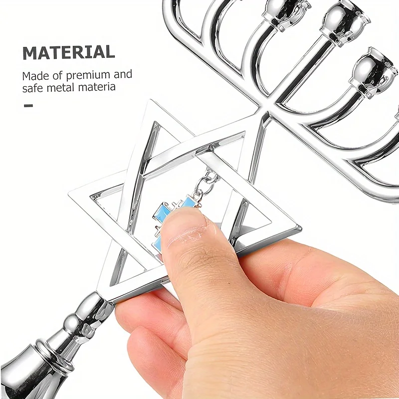 Jewish Holder Branch Candlestick Metal Holder Party Ornament Menorah Chanukah Desktop Candlestick Jewish Candle Holder
Jewish Holder Branch Candlestick Metal Holder Party Ornament Menorah Chanukah Desktop Candlestick Jewish Candle Holder