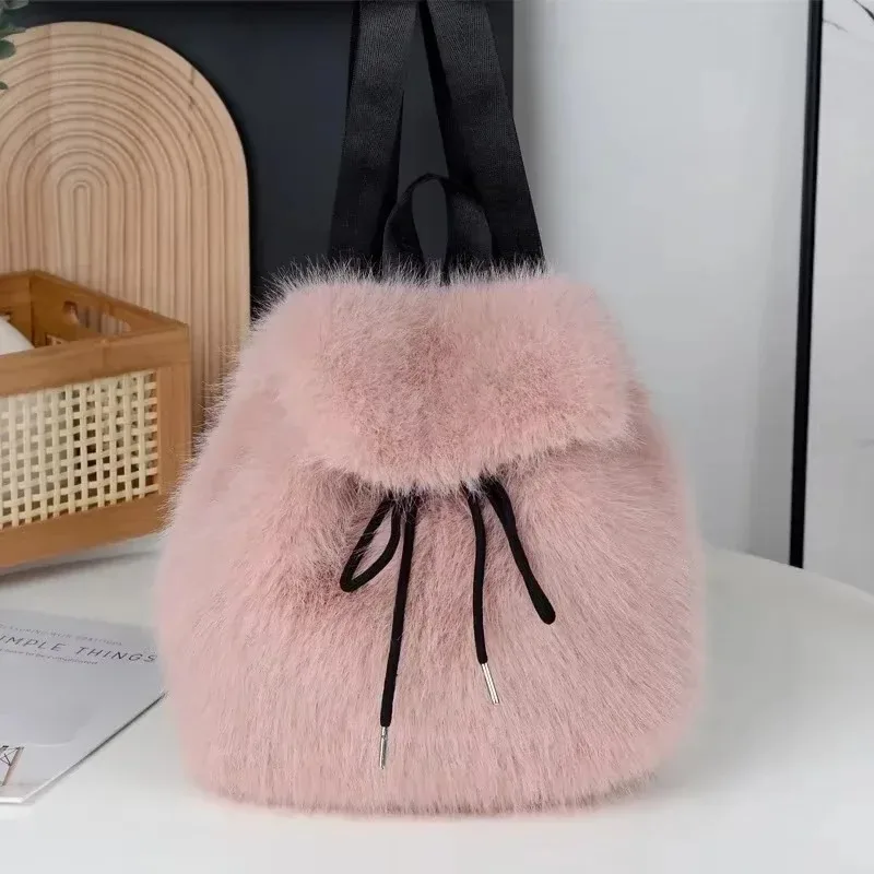 Cute Plush Casual Backpacks Exquisite Large Capacity Simple Hot Trendy Portable Women's Backpack 2025 Fashion Hot Sale in Winter
Cute Plush Casual Backpacks Exquisite Large Capacity Simple Hot Trendy Portable Women's Backpack 2025 Fashion Hot Sale in Winter