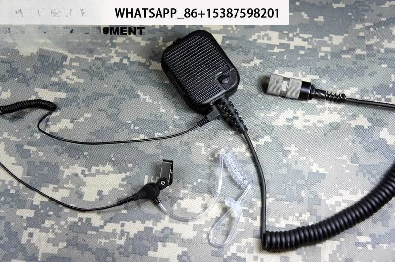 TRI THALES walkie talkie high and low volume adjustment with air duct headset PRC152 148 BCC
TRI THALES walkie talkie high and low volume adjustment with air duct headset PRC152 148 BCC