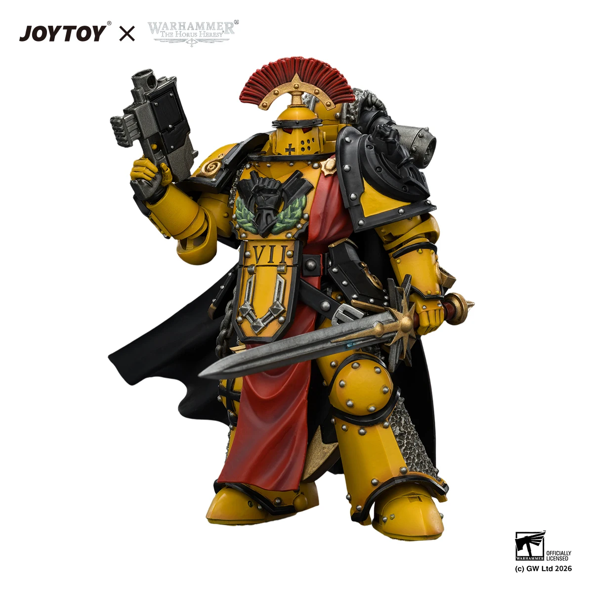 JOYTOY Warhammer 40K 1/18 Action Figure Imperial Fists Legion Praetor in Mk III Armour figures Toys Model
JOYTOY Warhammer 40K 1/18 Action Figure Imperial Fists Legion Praetor in Mk III Armour figures Toys Model