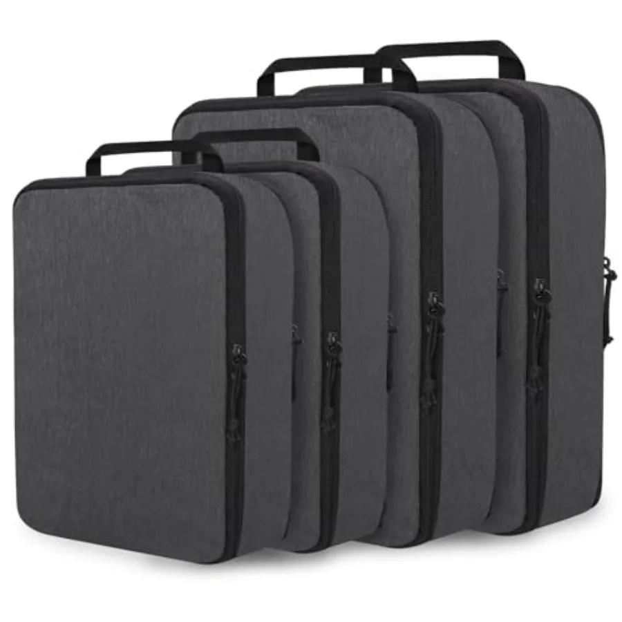 Compression Packing Cubes for Travel Essentials, 4 Set Expandable Travel Cubes for Packing Compression Bags Luggage Suitcase Or
Compression Packing Cubes for Travel Essentials, 4 Set Expandable Travel Cubes for Packing Compression Bags Luggage Suitcase Or