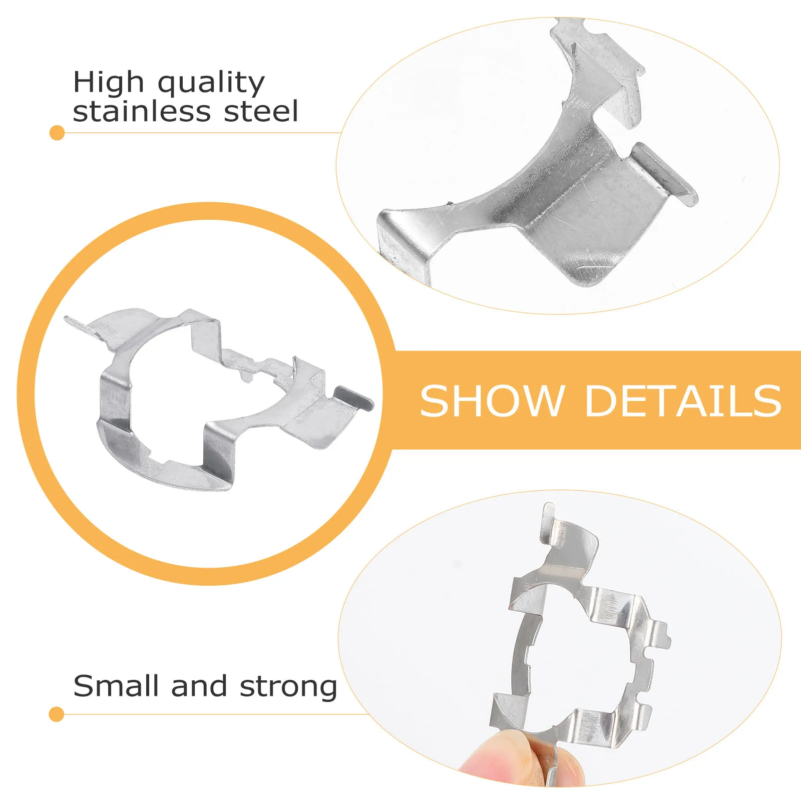 4pcs LED Bulb Holder Adapter Retainer Stainless Steel Hexagon Easy Installation Car Accessories Socket Base
4pcs LED Bulb Holder Adapter Retainer Stainless Steel Hexagon Easy Installation Car Accessories Socket Base