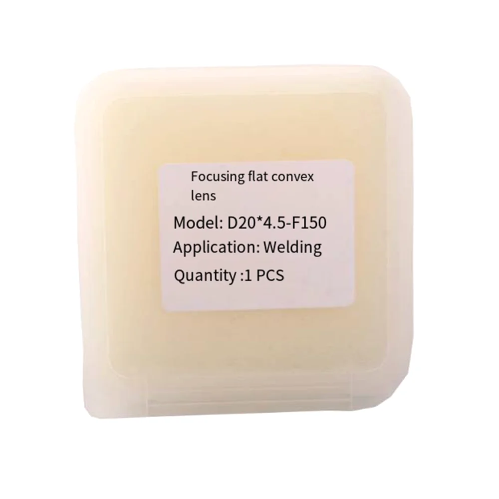 Fiber laser handheld welding and cutting machine focusing collimating lens D20X4.5F150 plano and convexity lens D20D4.5F150
Fiber laser handheld welding and cutting machine focusing collimating lens D20X4.5F150 plano and convexity lens D20D4.5F150