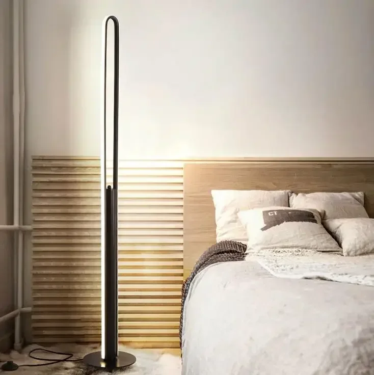Floor lamp modern minimalist creative Nordic style net red living room bedroom bedside led art ins vertical table lamp
Floor lamp modern minimalist creative Nordic style net red living room bedroom bedside led art ins vertical table lamp
