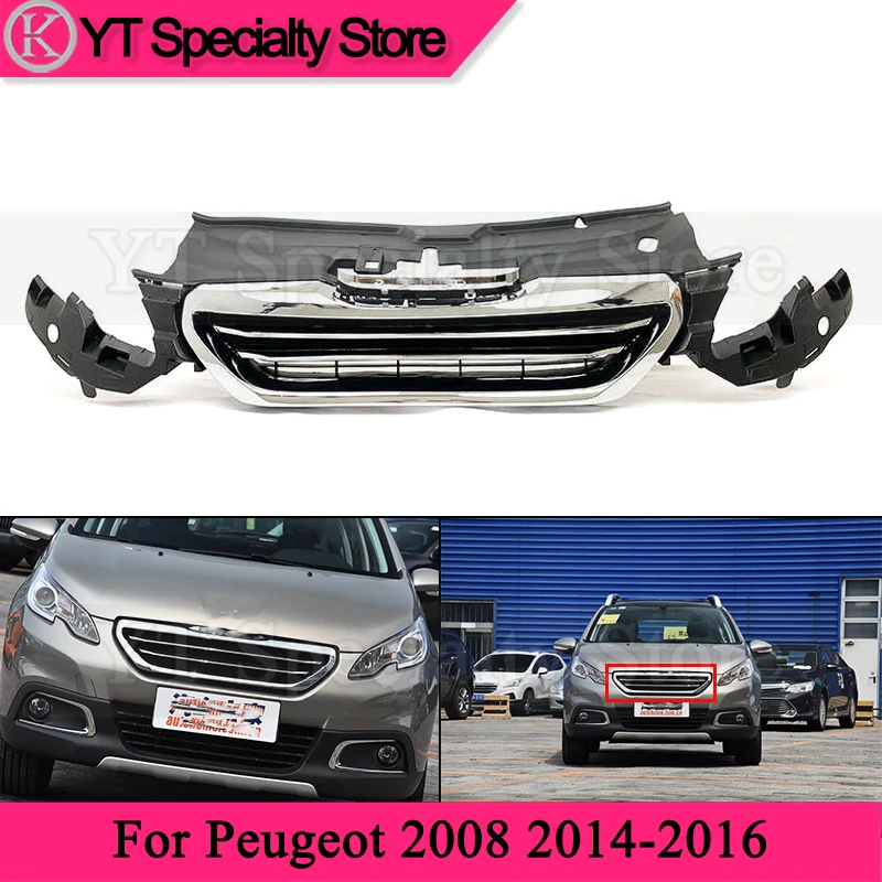 Kamshing Front Bumper Grill Mask Radiator Grille For Peugeot 2008 2014-2016 Racing Grills
Kamshing Front Bumper Grill Mask Radiator Grille For Peugeot 2008 2014-2016 Racing Grills