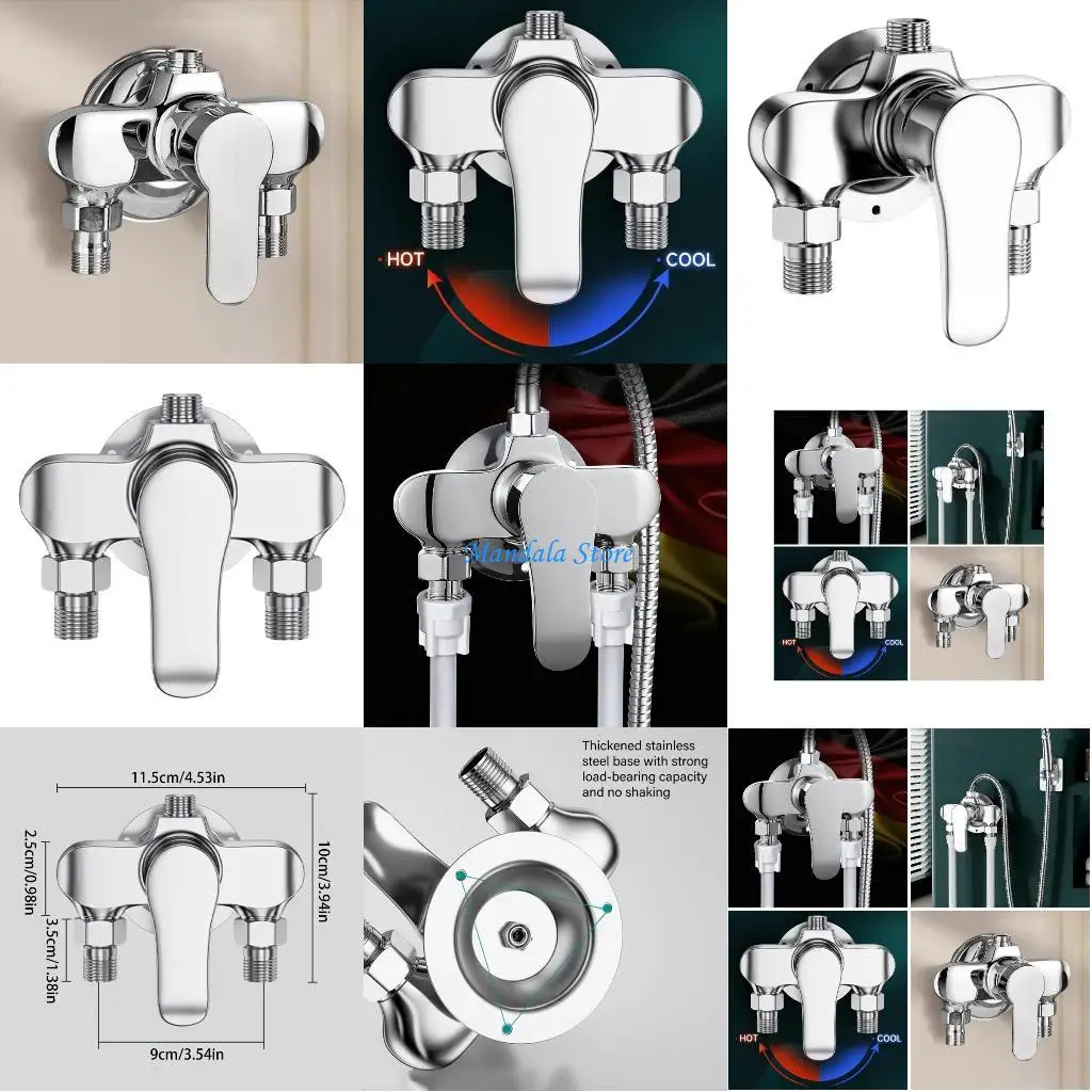 U2JC 1/2inch Hot and Cold Water Mixing Shower Mixer Tap Bathroom Faucet Wall Mounted Bathtubs Shower Valves Mixer Tap
U2JC 1/2inch Hot and Cold Water Mixing Shower Mixer Tap Bathroom Faucet Wall Mounted Bathtubs Shower Valves Mixer Tap