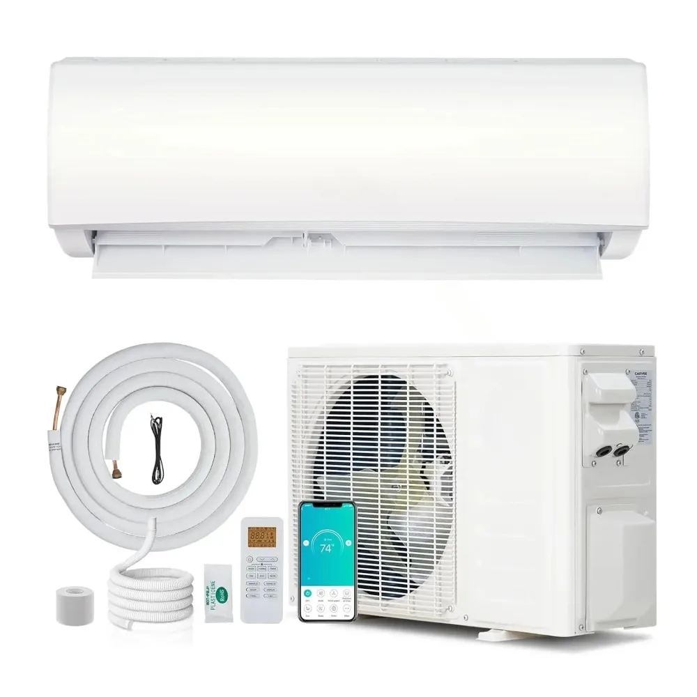 24000 BTU Mini Split AC/Heating System, 21 SEER2 208/230V WIFI Enabled Energy Efficient Mini Split Air, Customized
24000 BTU Mini Split AC/Heating System, 21 SEER2 208/230V WIFI Enabled Energy Efficient Mini Split Air, Customized