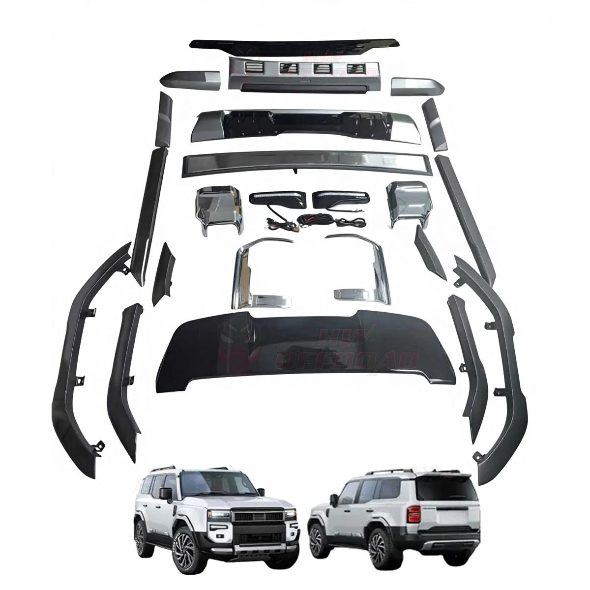 Modellista Model 4x4 Pickup Bodykit for Toyota Land Cruiser 250 Prado LC250 2024 2025 Facelift Car Top Modification Body Kit
Modellista Model 4x4 Pickup Bodykit for Toyota Land Cruiser 250 Prado LC250 2024 2025 Facelift Car Top Modification Body Kit