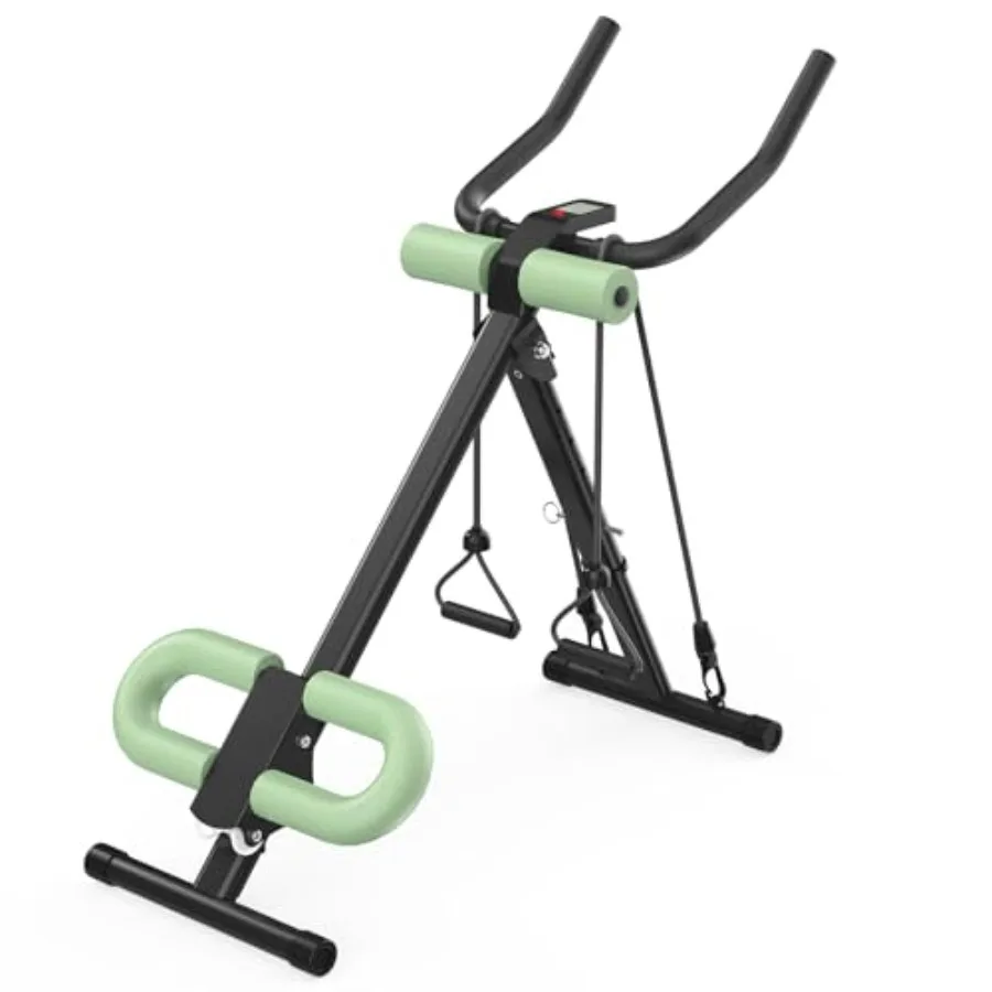 4 in 1 ab machine for stomach workout: green adjustable ab trainer with LCD monitor foldable design knee and back protection 40
4 in 1 ab machine for stomach workout: green adjustable ab trainer with LCD monitor foldable design knee and back protection 40