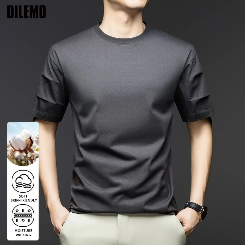 High End 88% Cotton New Midle Sleeve Brand Tops t Shirts For Men Summer Classical Korean Plain Casual Fashion Men Clothes
High End 88% Cotton New Midle Sleeve Brand Tops t Shirts For Men Summer Classical Korean Plain Casual Fashion Men Clothes