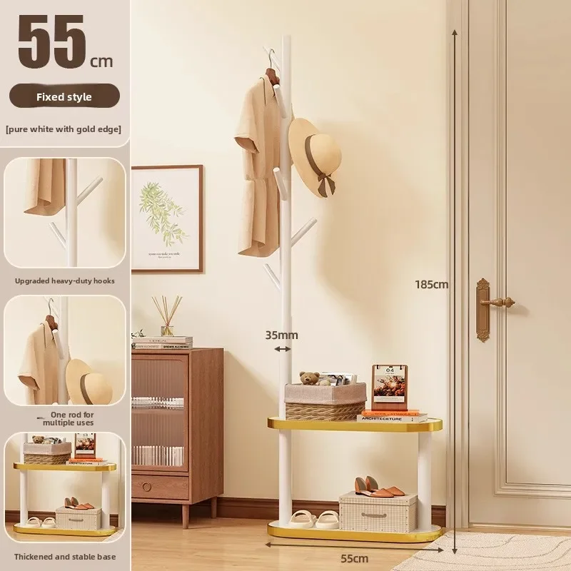 Factory Bedside Coat Rack Living Room Solid Wood Hanger Double Storage Home Floor Hanger Bedroom
Factory Bedside Coat Rack Living Room Solid Wood Hanger Double Storage Home Floor Hanger Bedroom