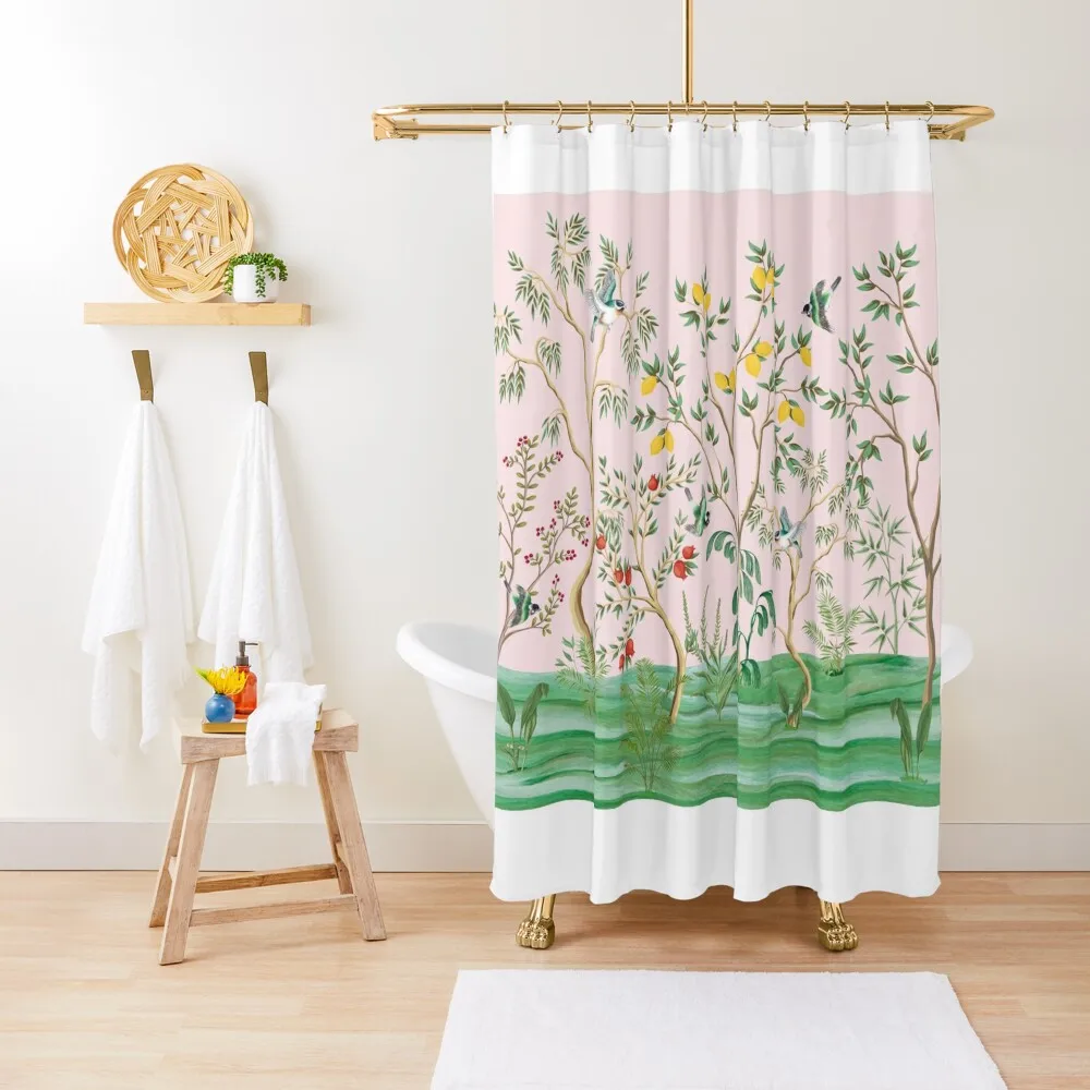 Pink Chinoiserie Lemon Tree Shower Curtain Transparent Bathroom Shower Bathroom Showers Curtain
Pink Chinoiserie Lemon Tree Shower Curtain Transparent Bathroom Shower Bathroom Showers Curtain