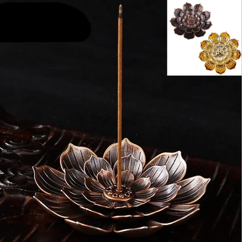 Alloy Incense Burner Stick Holder Buddhism Lotus Line Incense Plate Sandalwood Coil Base Temples Buddhism Yoga Home Decoration
Alloy Incense Burner Stick Holder Buddhism Lotus Line Incense Plate Sandalwood Coil Base Temples Buddhism Yoga Home Decoration