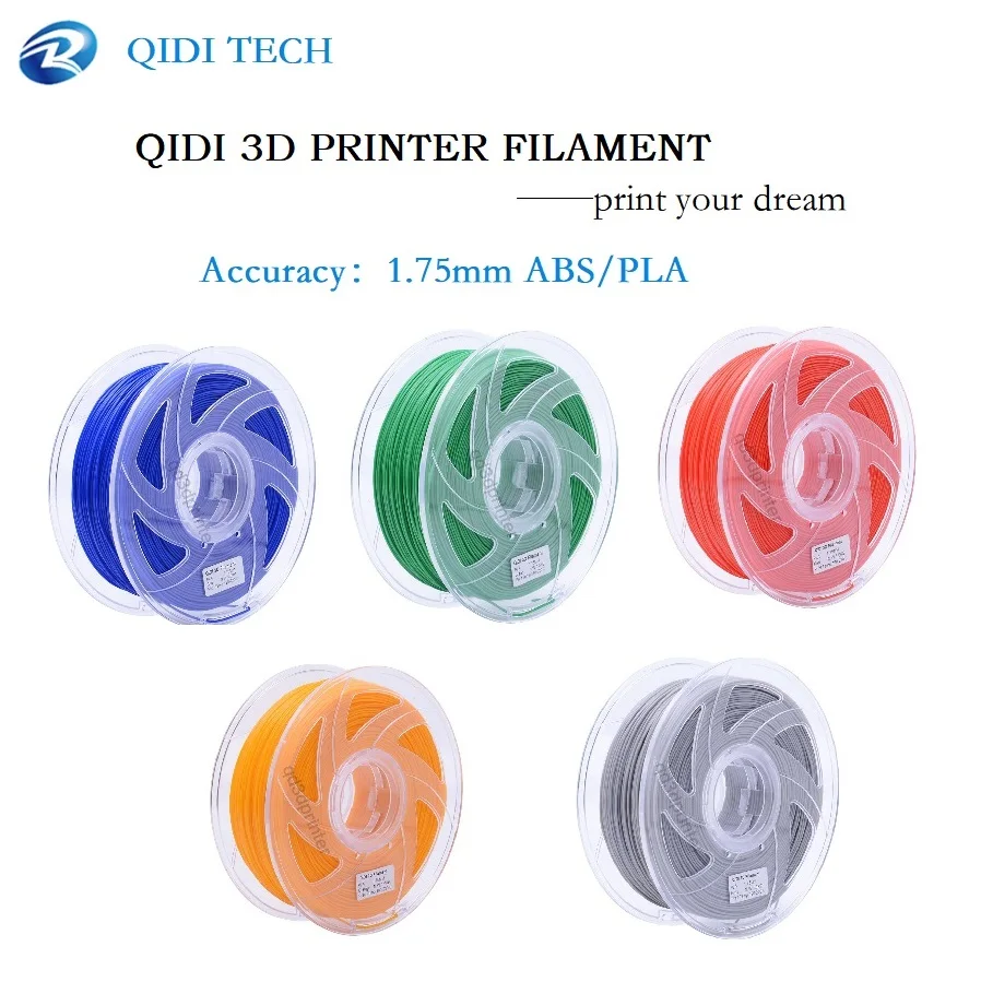 Наполнители для 3D-принтера QIDI TECH, PLA/ABS, 1,75 мм, 1 кг, катушка, материал для 3d-печати для 3D-принтера
Наполнители для 3D-принтера QIDI TECH, PLA/ABS, 1,75 мм, 1 кг, катушка, материал для 3d-печати для 3D-принтера