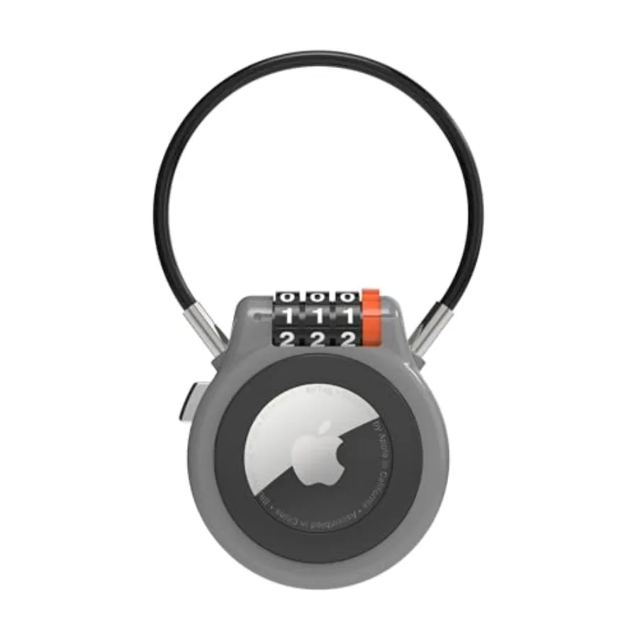 Metal AirTag Holder with Combination Lock, Compatible with Apple Tag, AirTag Lock Case for Luggage, Backpack, Suitcase, Air Tag
Metal AirTag Holder with Combination Lock, Compatible with Apple Tag, AirTag Lock Case for Luggage, Backpack, Suitcase, Air Tag