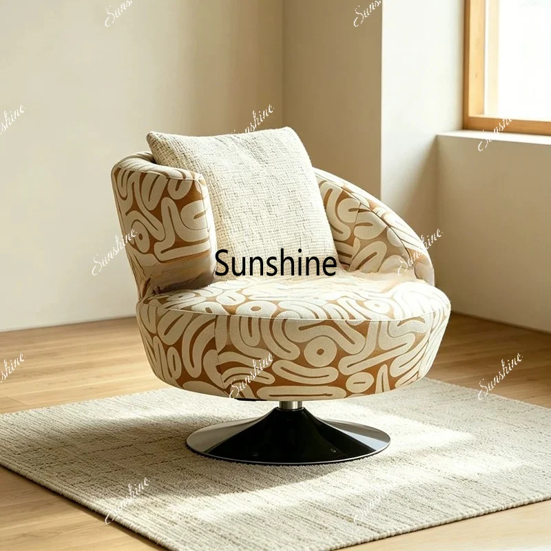Rotating single sofa light luxury fabric leisure chair
Rotating single sofa light luxury fabric leisure chair