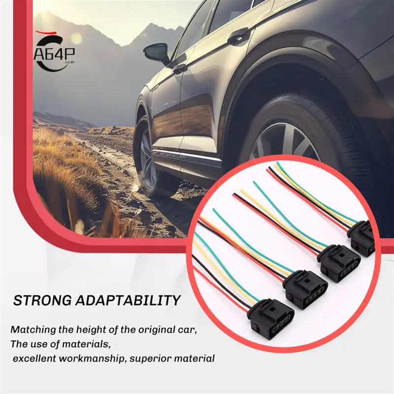 A64P-4 Pack Ignition Coil Connector Plug Harness For Passat A4 1.8T, 2.0T, 2.5L, 3.2L, 4.2L Ignition Coil Harness
A64P-4 Pack Ignition Coil Connector Plug Harness For Passat A4 1.8T, 2.0T, 2.5L, 3.2L, 4.2L Ignition Coil Harness