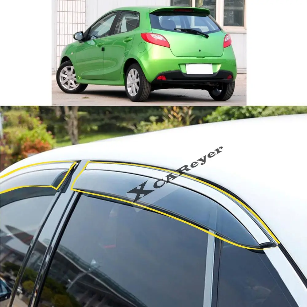 For MAZDA 2 MAZDA2 Hatchback 2010 2011 2012 2013 2014 2015 Car Sticker Plastic Window Glass Wind Visor Rain/Sun Guard Vent
For MAZDA 2 MAZDA2 Hatchback 2010 2011 2012 2013 2014 2015 Car Sticker Plastic Window Glass Wind Visor Rain/Sun Guard Vent