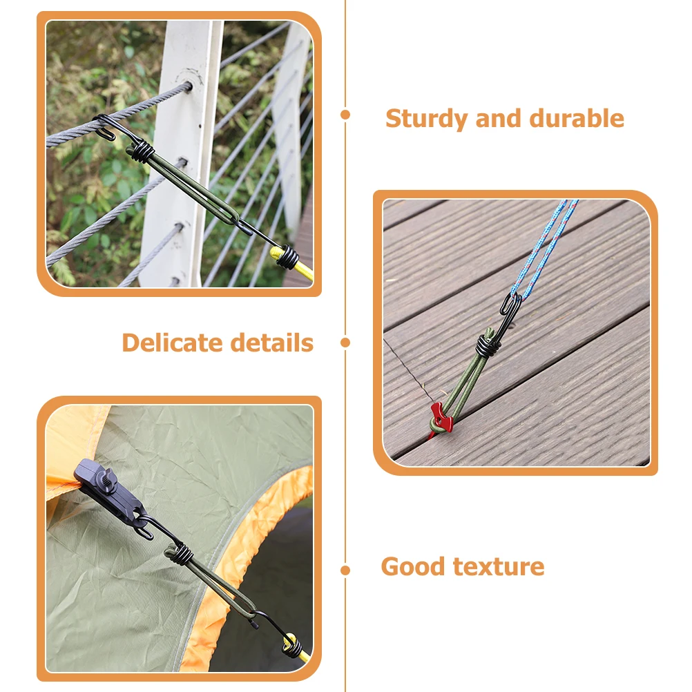 4Pcs Tent Rope Buckles Multi-Function Elastic Camping Fixing Buckles Outdoor Tent Accessories Windproof Fasteners
4Pcs Tent Rope Buckles Multi-Function Elastic Camping Fixing Buckles Outdoor Tent Accessories Windproof Fasteners