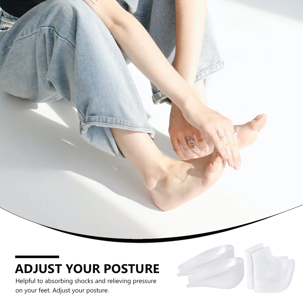 1Set Height Increase Insole Heel Protector Breathable Detachable Shock Absorbing Elastic Invisible Cushion Foot Pressure Pad
1Set Height Increase Insole Heel Protector Breathable Detachable Shock Absorbing Elastic Invisible Cushion Foot Pressure Pad