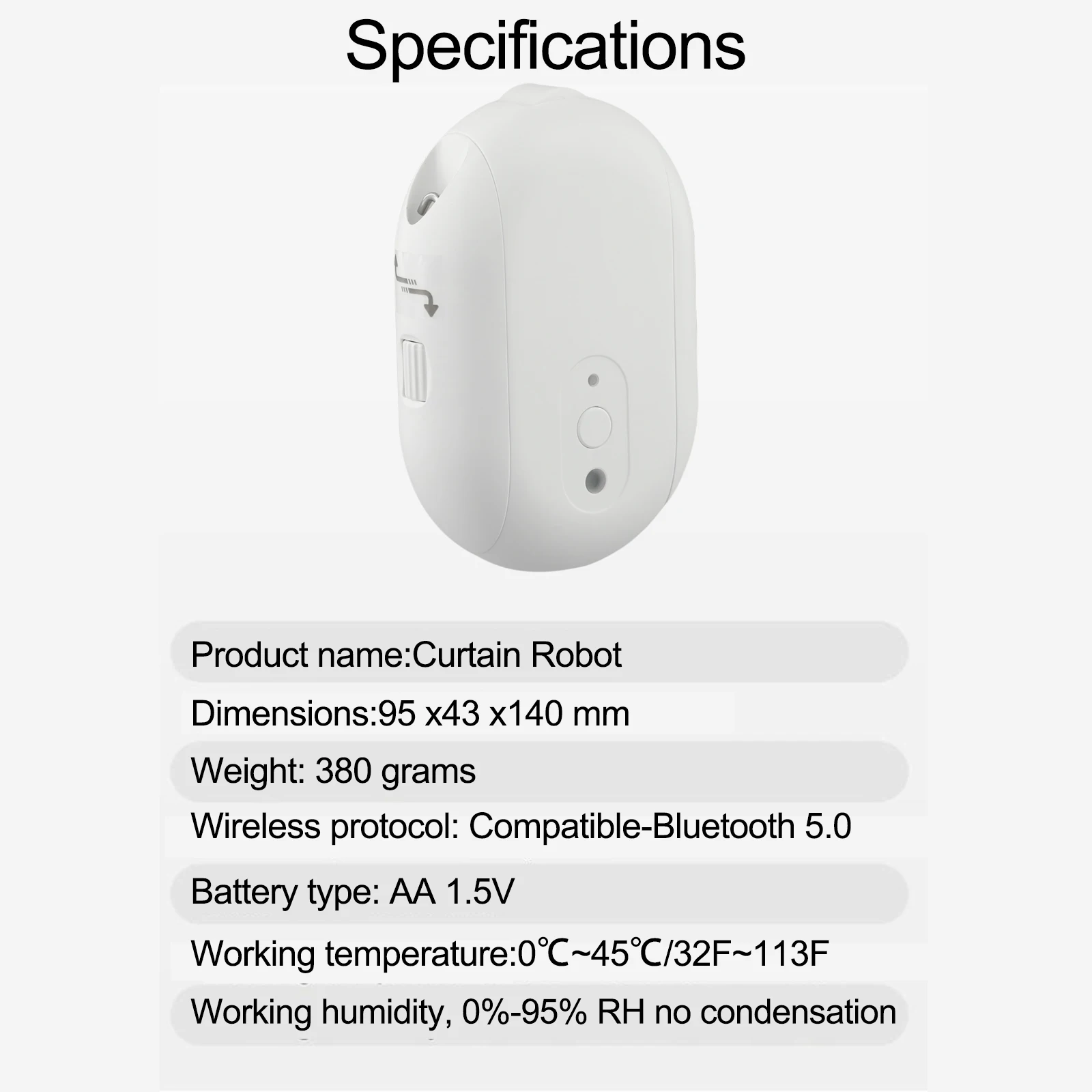 Автоматический электрический привод для штор, умный робот для управления шторами, дистанционное управление, автоматическое управление освещением для дома
Автоматический электрический привод для штор, умный робот для управления шторами, дистанционное управление, автоматическое управление освещением для дома