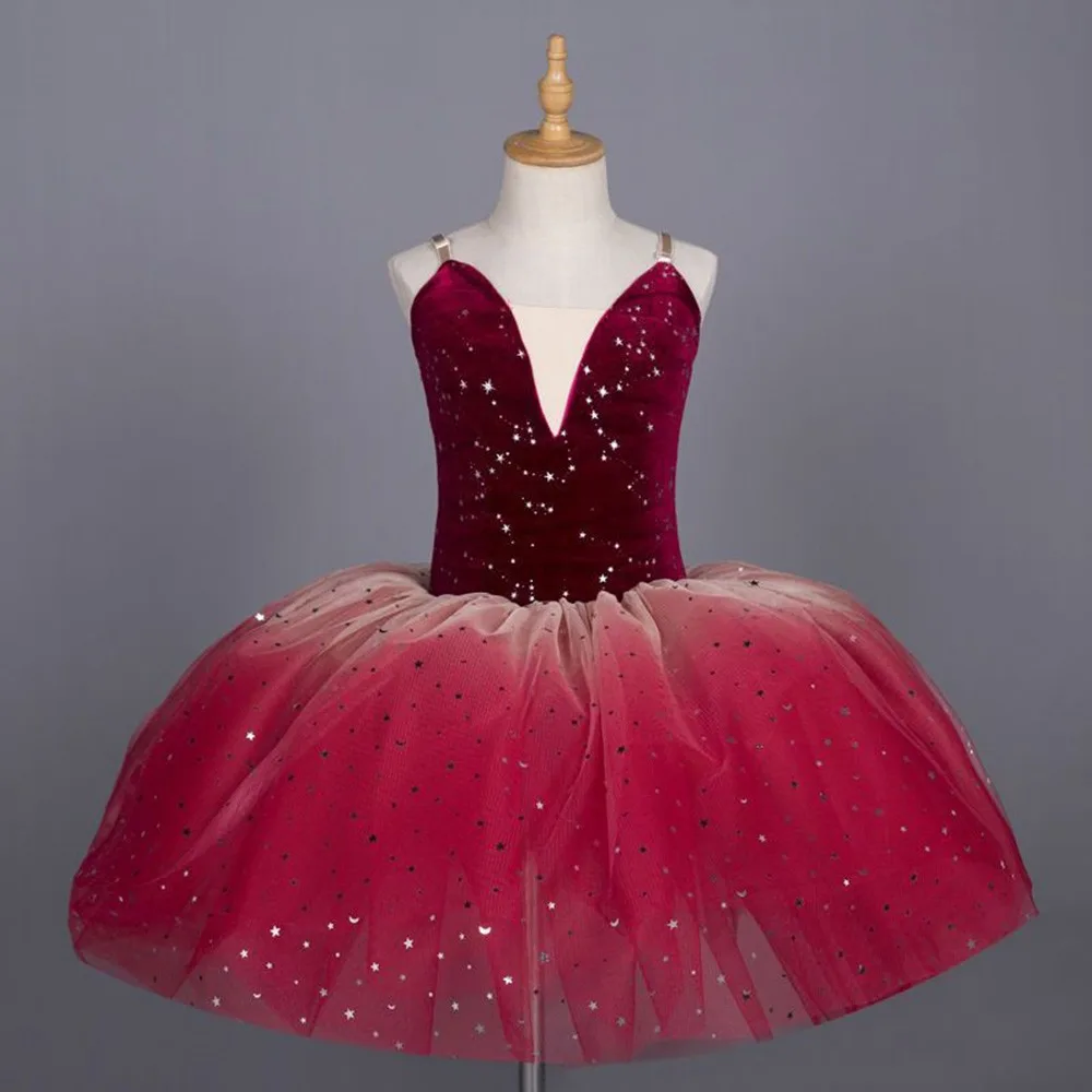 Fashion Sequin Ballet Dress Adjustable Straps Blingbing Red Ballet Tutu Modern Puffy Dance Costumes Dance
Fashion Sequin Ballet Dress Adjustable Straps Blingbing Red Ballet Tutu Modern Puffy Dance Costumes Dance