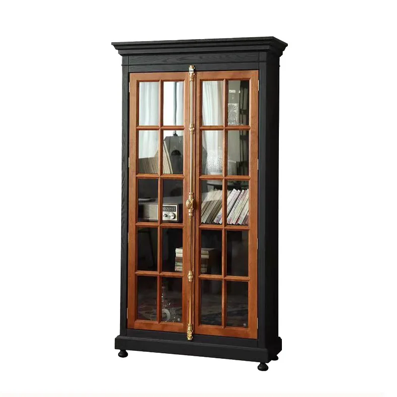 American light luxury simple antique style living room glass door decorative storage cabinet French retro dining side cabi net
American light luxury simple antique style living room glass door decorative storage cabinet French retro dining side cabi net