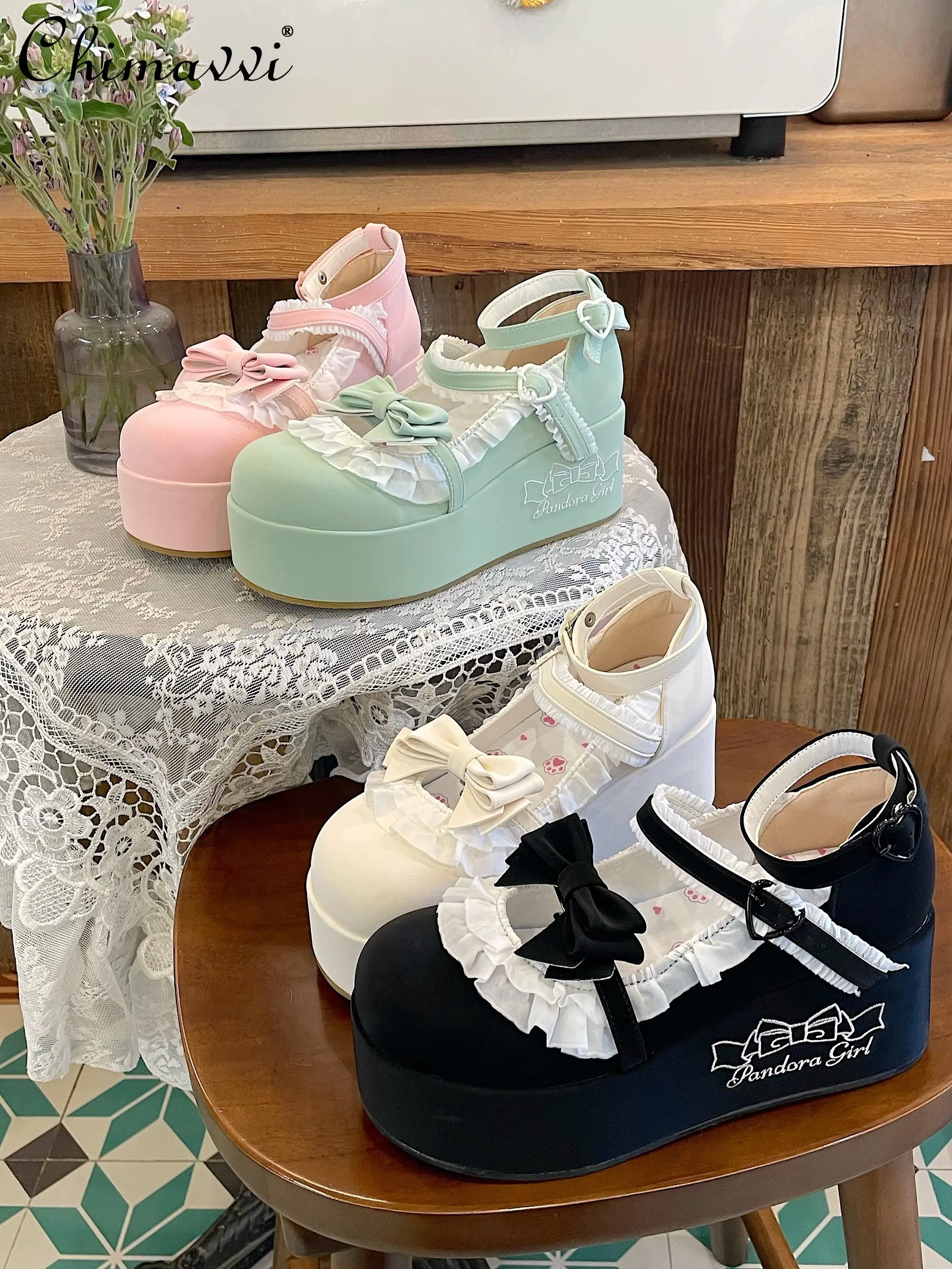 Sweet Girl Lolita Shoes Vintage Doll Chunky Platform Lo Shoes New Spring 2026 Women Comfortable Platform Shoe Thick Sole Pumps
Sweet Girl Lolita Shoes Vintage Doll Chunky Platform Lo Shoes New Spring 2026 Women Comfortable Platform Shoe Thick Sole Pumps