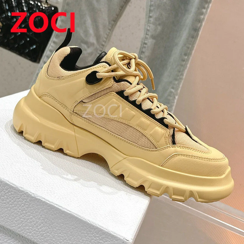 Новинка Осень-зима 2024 Кожаные Парные сетчатые дышащие повседневные туфли на толстой подошве Роскошные универсальные увеличенные кроссовки
Новинка Осень-зима 2024 Кожаные Парные сетчатые дышащие повседневные туфли на толстой подошве Роскошные универсальные увеличенные кроссовки