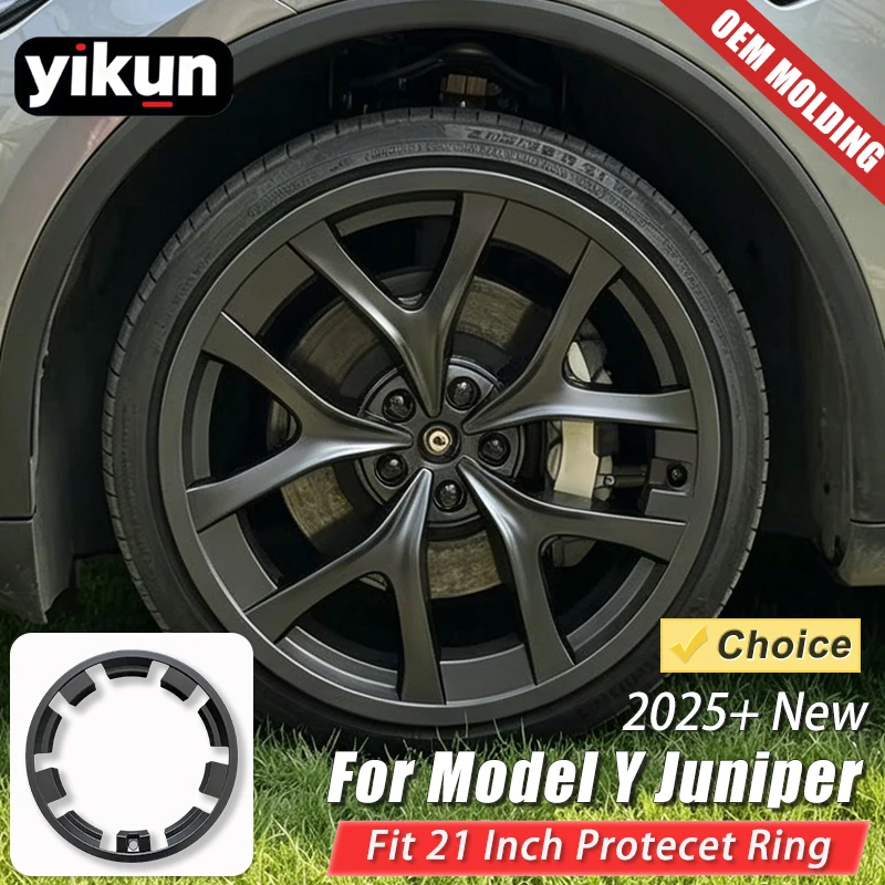 Защитные кольца для колесных дисков YIKUN, 4 шт., 21 дюйм, для Tesla Model Y Juniper 2025-2026, защита обода, аксессуары для экстерьера автомобиля
Защитные кольца для колесных дисков YIKUN, 4 шт., 21 дюйм, для Tesla Model Y Juniper 2025-2026, защита обода, аксессуары для экстерьера автомобиля