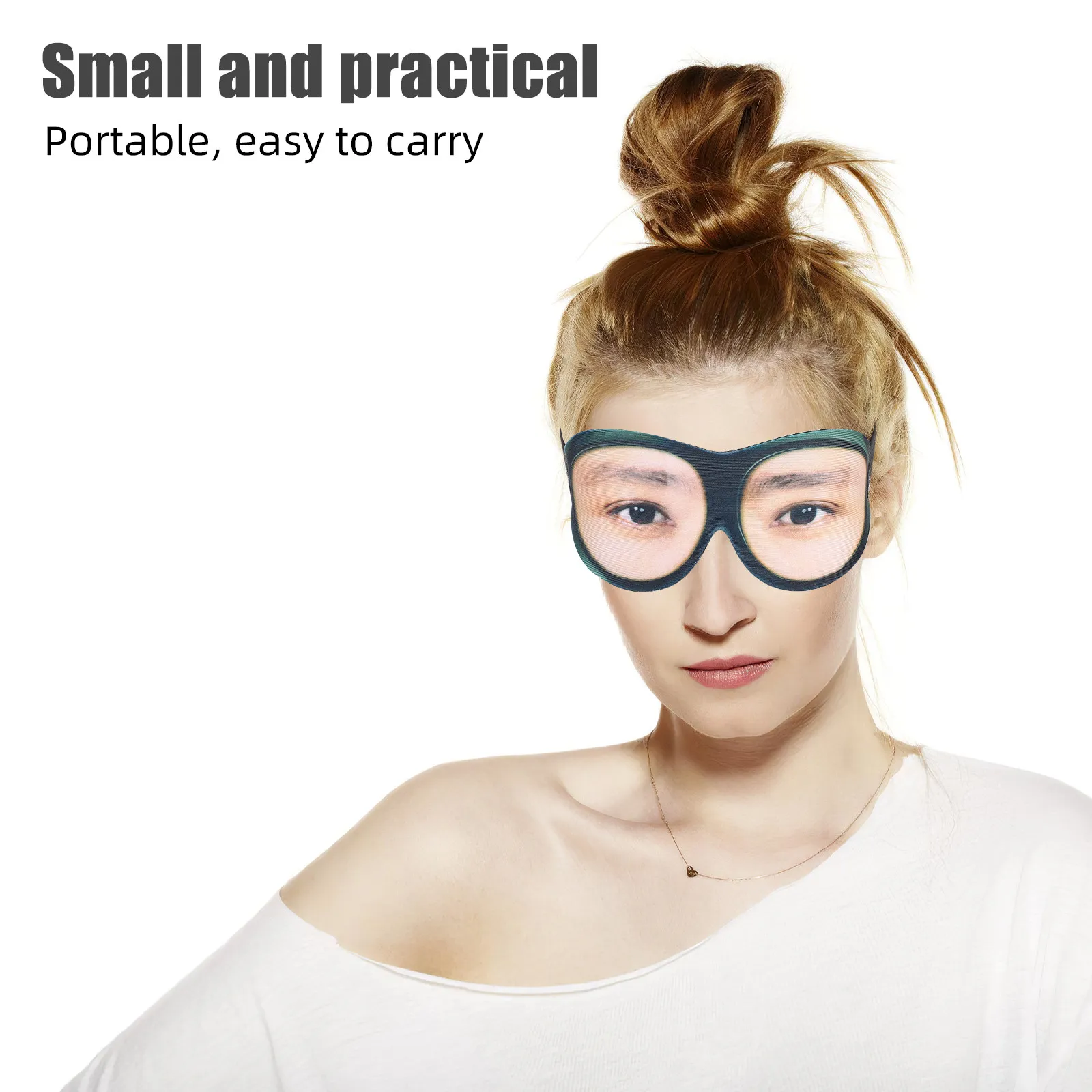 Glasses Eye Sleep Mask 3D Stereo Eyeshade Adjustable String Alleviate Eye Fatigue Improve Sleep Quality for Home Travel Outdoor
Glasses Eye Sleep Mask 3D Stereo Eyeshade Adjustable String Alleviate Eye Fatigue Improve Sleep Quality for Home Travel Outdoor