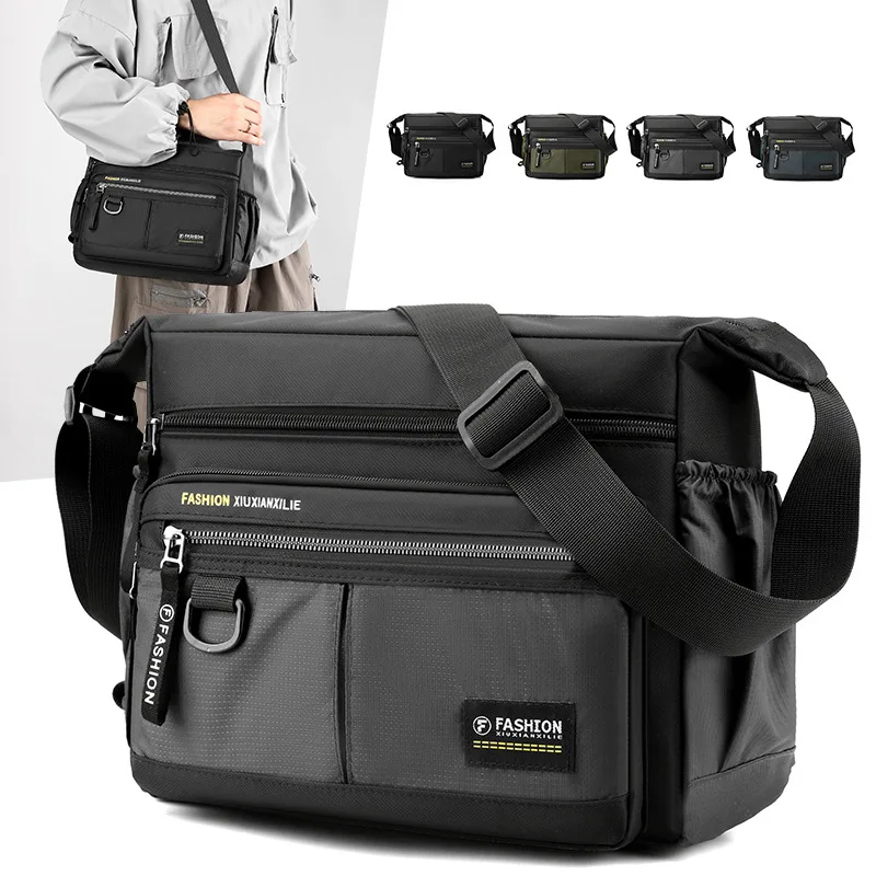 Hot-selling men's large-capacity shoulder bag, casual men's bag, multifunctional crossbody commuting messenger bag
Hot-selling men's large-capacity shoulder bag, casual men's bag, multifunctional crossbody commuting messenger bag