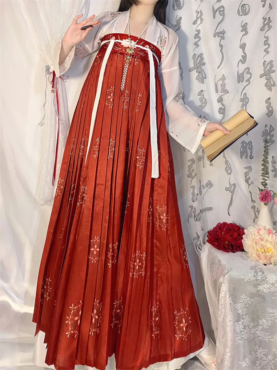 Original Huayuan Ling Women's Hanfu Spring Style Collar Skirt Traditional Chinese Fashion Student Other
Original Huayuan Ling Women's Hanfu Spring Style Collar Skirt Traditional Chinese Fashion Student Other