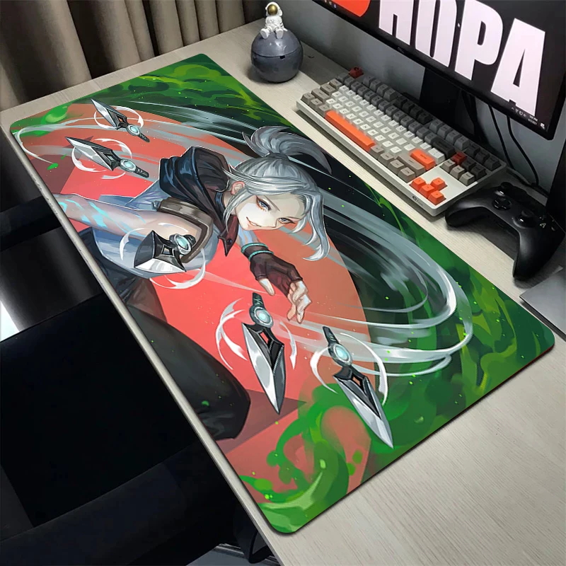 Large Game Mousepad Valorant Gamer Mouse Pad Mouse Mat Speed Waterproof Carpet Table Rug PC Desk Mats HD Mousepads XXL 900x400mm
Large Game Mousepad Valorant Gamer Mouse Pad Mouse Mat Speed Waterproof Carpet Table Rug PC Desk Mats HD Mousepads XXL 900x400mm