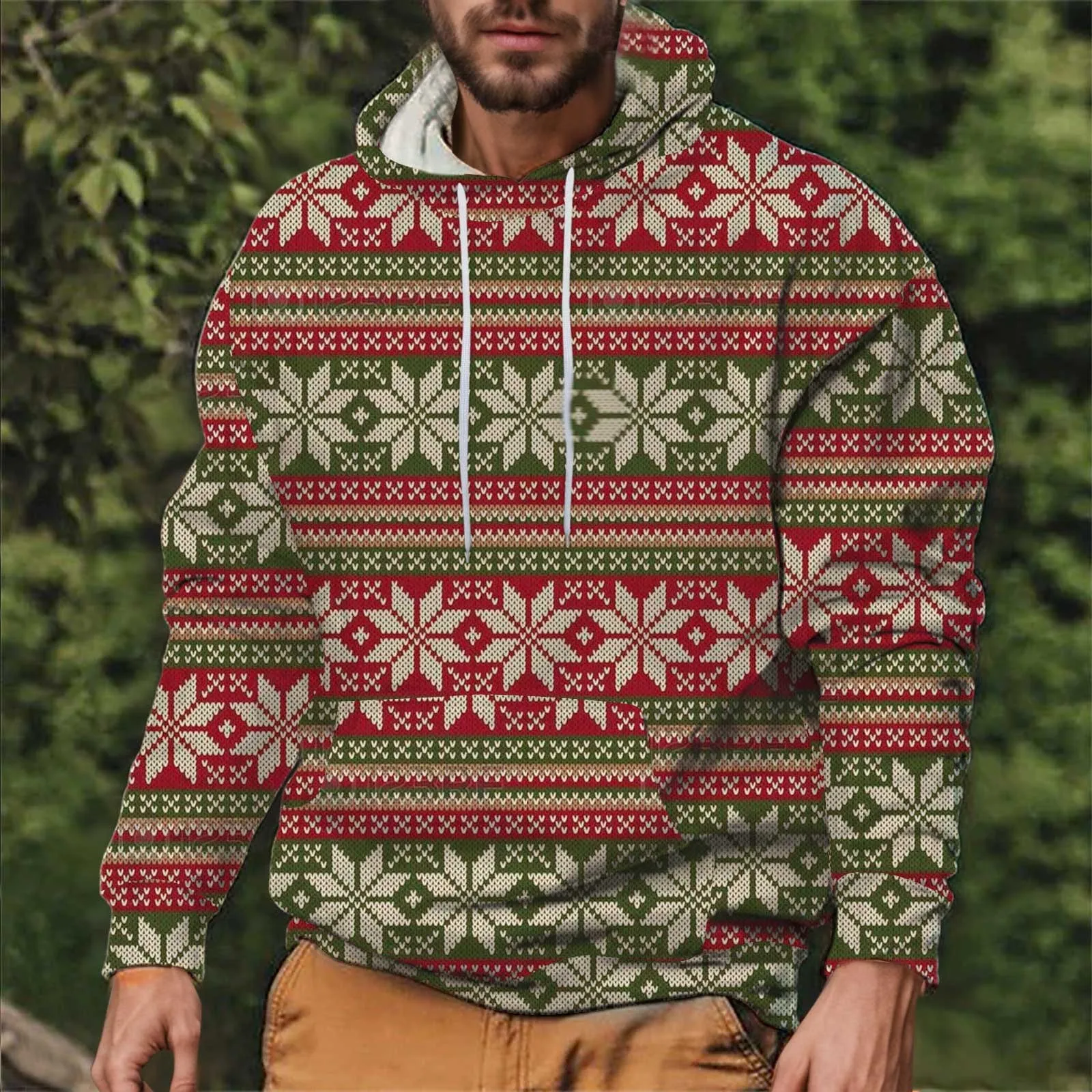 Hot Christmas Men's Hooded Sweatshirt Red Hoodie Harajuku Print High Quality Sweater Fashion Winter Tops Unisex Holiday Clothes
Hot Christmas Men's Hooded Sweatshirt Red Hoodie Harajuku Print High Quality Sweater Fashion Winter Tops Unisex Holiday Clothes