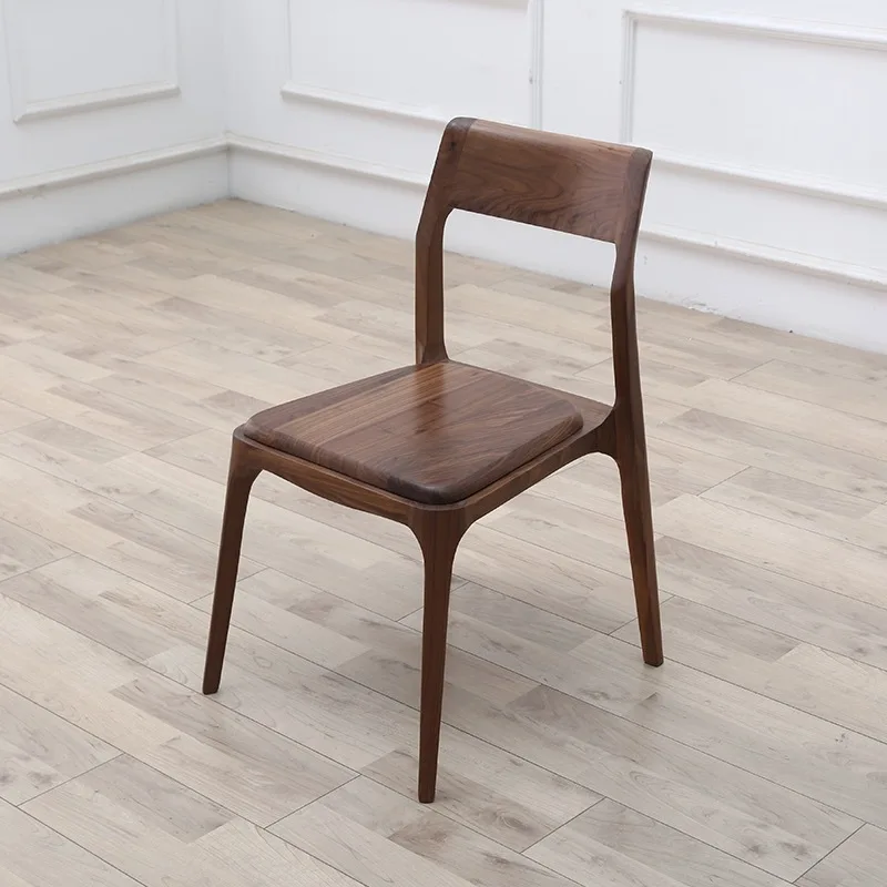Customizable Nordic Simple Dining Chair Black Walnut Japanese Minimalist Dining Table Leisure Chair
Customizable Nordic Simple Dining Chair Black Walnut Japanese Minimalist Dining Table Leisure Chair