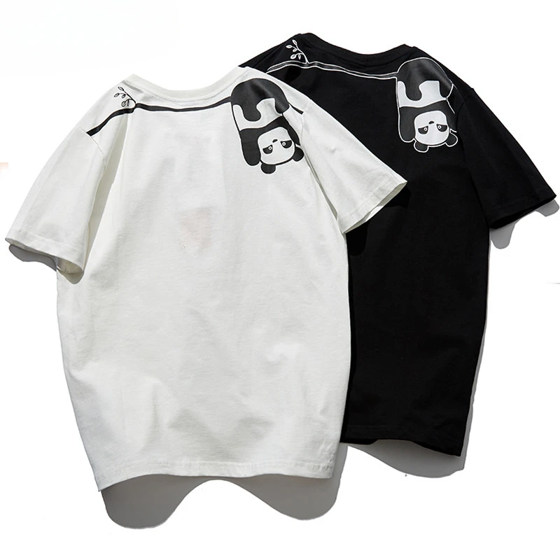 Short-Sleeved Round Neck T-shirt Men's SpringSummer Cotton Panda Print Retro Chinese Style SolidColor Top Casual Loose All-Match
Short-Sleeved Round Neck T-shirt Men's SpringSummer Cotton Panda Print Retro Chinese Style SolidColor Top Casual Loose All-Match