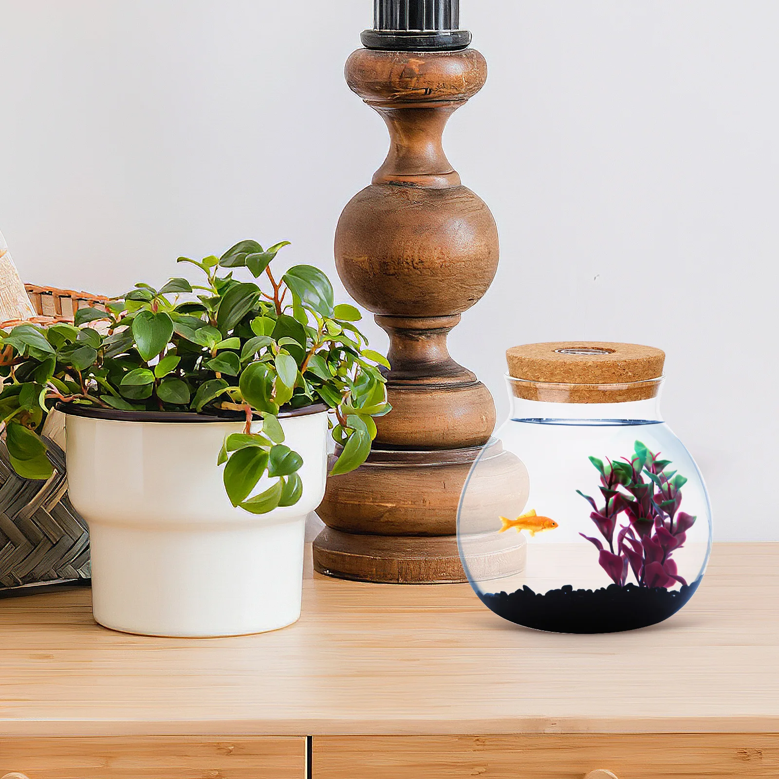 Transparent Fish Bottle Cylindrical Glass DIY Microlandscape Simple Plant Terrarium Fish Tank Micro Landscape Bottle
Transparent Fish Bottle Cylindrical Glass DIY Microlandscape Simple Plant Terrarium Fish Tank Micro Landscape Bottle