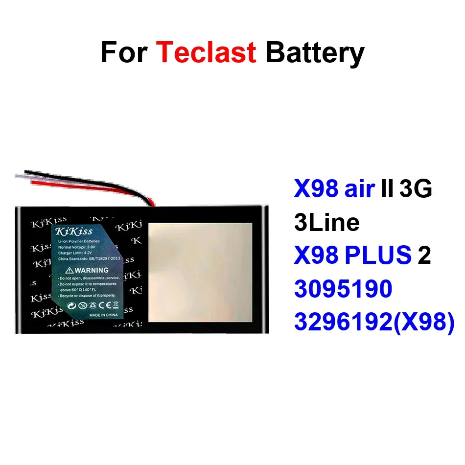 Laptop Battery Stable 3095190 3296192X98 8900-12000Mah For Teclast X98 Air 3G 3-Wire P98 Tablet Plus
Laptop Battery Stable 3095190 3296192X98 8900-12000Mah For Teclast X98 Air 3G 3-Wire P98 Tablet Plus