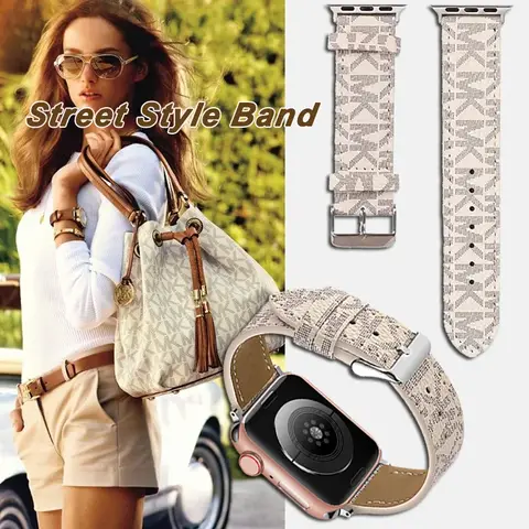 Bracelets de montre de luxe pour Apple Watch Band Ultra 2 49mm 9 8 7 6 5 4 3 45mm 44mm 41mm 38mm bracelet en cuir rétro de styliste ceinture classique