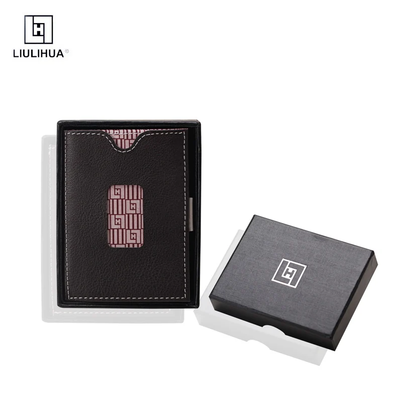 European and American Style Mini RFID Three Fold Wallet business card bag top layer leather buckle small wallet
European and American Style Mini RFID Three Fold Wallet business card bag top layer leather buckle small wallet