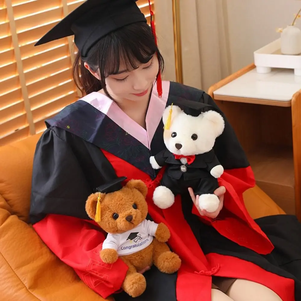 Stuffed Toy Doctor Cap Graduation Bear Doll With Doctorial Hat Cartoon Bachelor Bear Plush Toy 23cm Soft Doll
Stuffed Toy Doctor Cap Graduation Bear Doll With Doctorial Hat Cartoon Bachelor Bear Plush Toy 23cm Soft Doll
