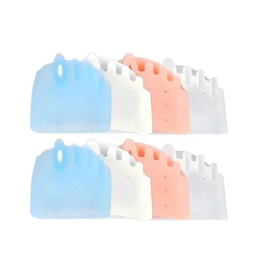 Silicone Toe Spacers, Toe Straightener for Men Women Hallux Valgus Support
Silicone Toe Spacers, Toe Straightener for Men Women Hallux Valgus Support